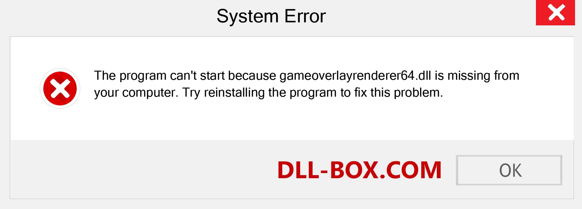  gameoverlayrenderer64.dll file is missing?. Download for Windows 7, 8, 10 - Fix  gameoverlayrenderer64 dll Missing Error on Windows, photos, images